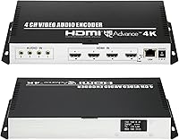 ORIVISION 4-Channel 4K HDMI Video Encoder EH1304: H.265/H.264, 16 Simultaneous Streams, RTMP/SRT for YouTube Twitch Facebook Live Streaming