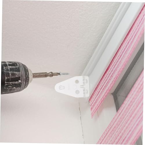 Miniatura 5 de SOLUSTRE Soportes de sujeción para persianas, 20 piezas, soporte para persiana, soporte de cortina, soporte de plástico, mini persianas, soporte