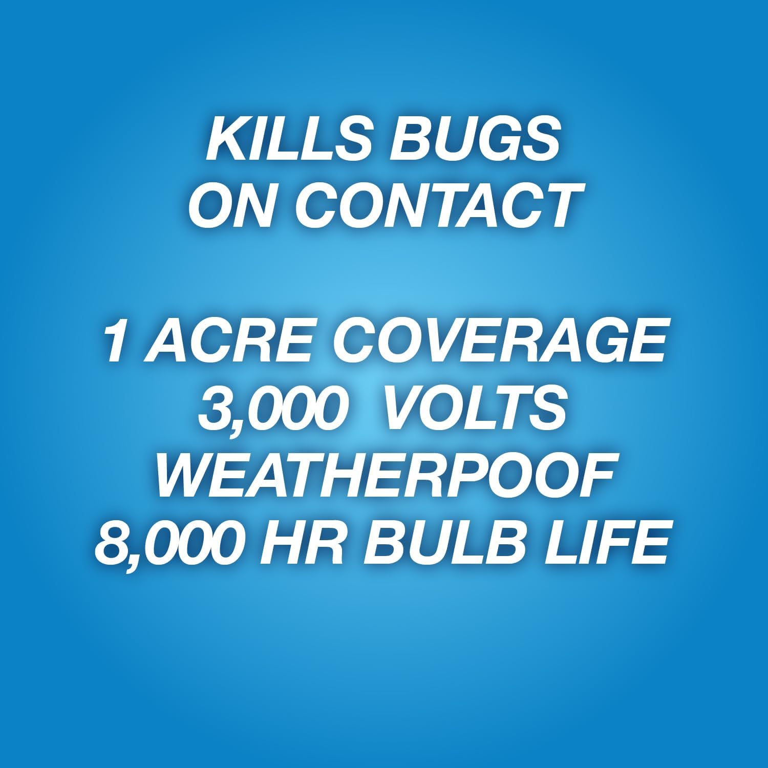 PIC 40W-ZAP Bug Zapper, up to 1-½ Acre Coverage Electronic Mosquito Zapper, Hanging Fly Zapper, Insect Fly Trap for Outdoor Use, Patios, Backyards & More