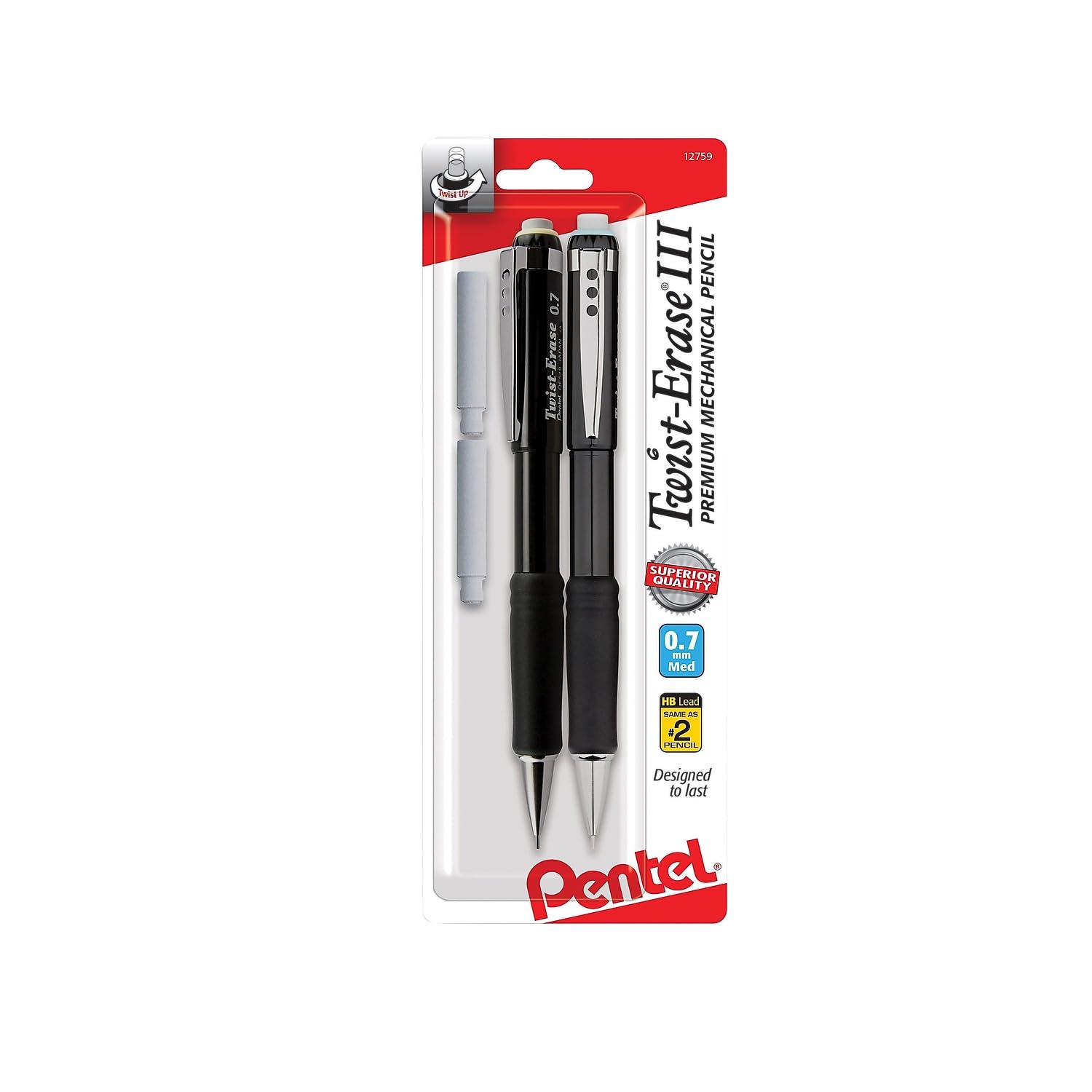 Amazon.com : Pentel Twist-Erase III Mechanical Pencil, (0.7mm