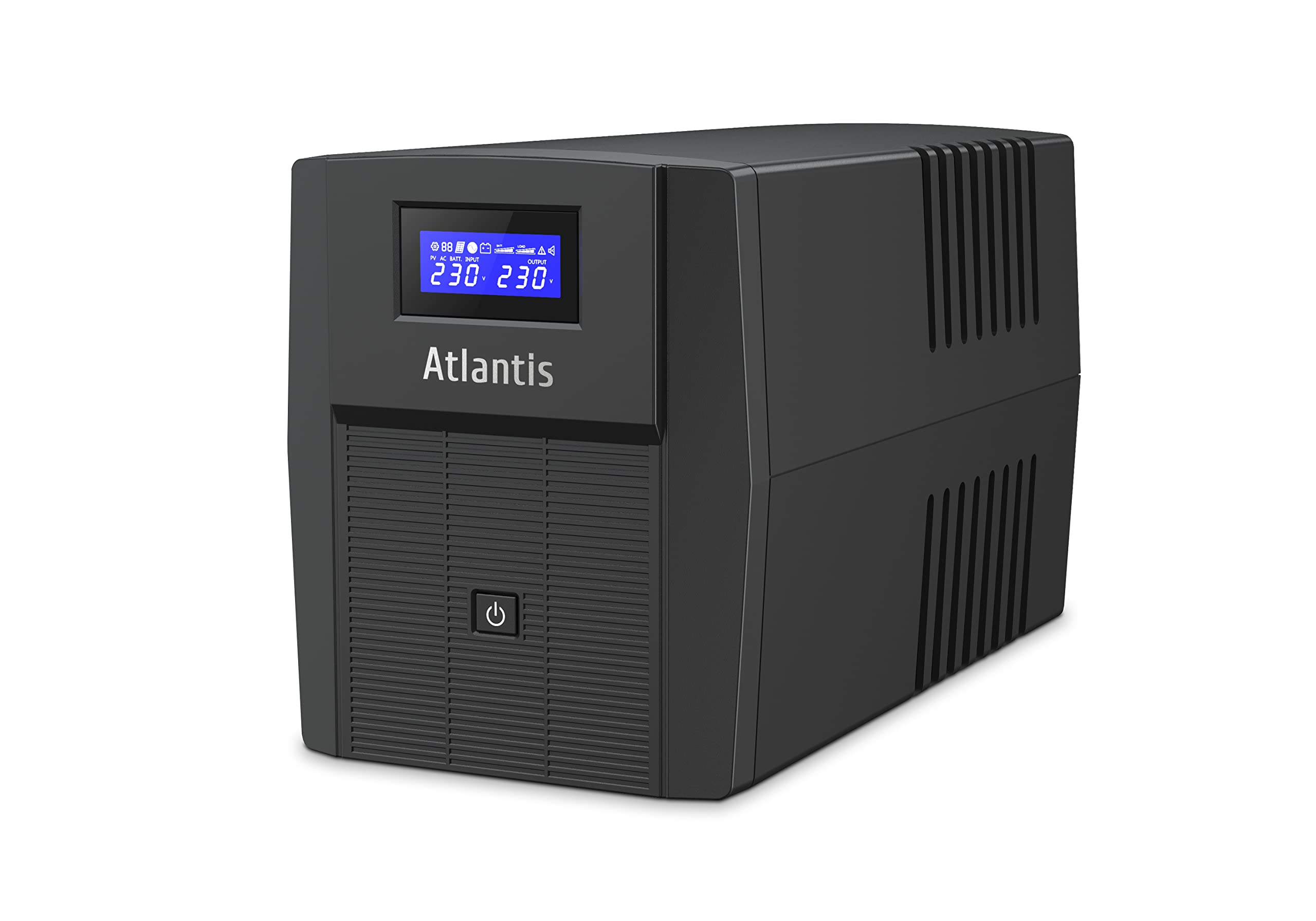Atlantis A03-HP2003 UPS Onda Sinusoidale Pura 1500VA 900W Line Interactive LCD USB-HID
