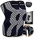Price comparison product image Knee Support Brace (Pair) - Compression Knee Sleeve for Joint Pain, Ligament Injury, Meniscus Tear, Arthritis, ACL, MCL, Running, Weightlifting, Squats (M)