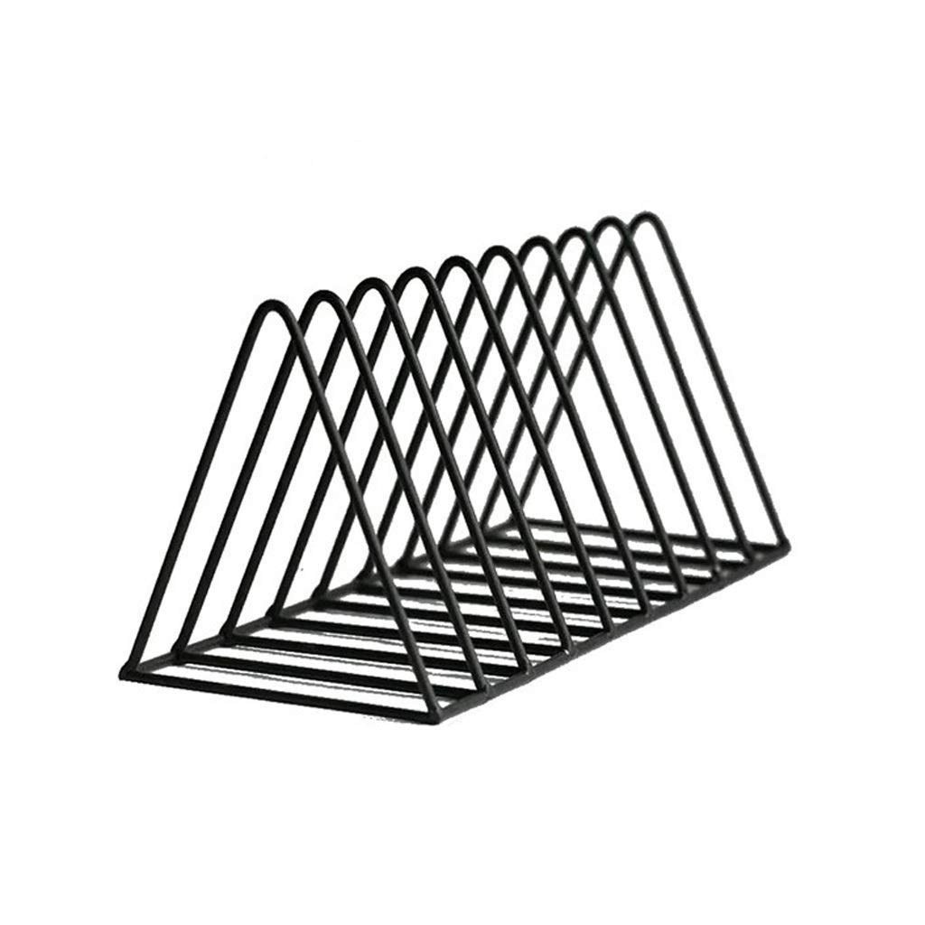 Organizer da scrivania in metallo, per porta lettere, forte ed elegante, organizer da scrivania per insegnanti e decorazione per ufficio, supporto verticale per quaderni per organizzazione