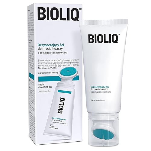 Bioliq - Gel limpiador facial limpio con aceite de babasú - Fórmula exfoliante suave para pieles sensibles, sin jabón, refrescante e hidratante -