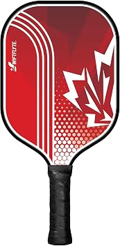 Swiftflyte Canuck Pickleball K rek, Karbon Fiber Y zeyli Kanada Raketi/Raket, Petek  ekirdekli, Yumu ak Dokunu lu Sar l  Kavrama ile Dayan kl  Kenar Korumas , 8 oz 4 in  Kavrama
