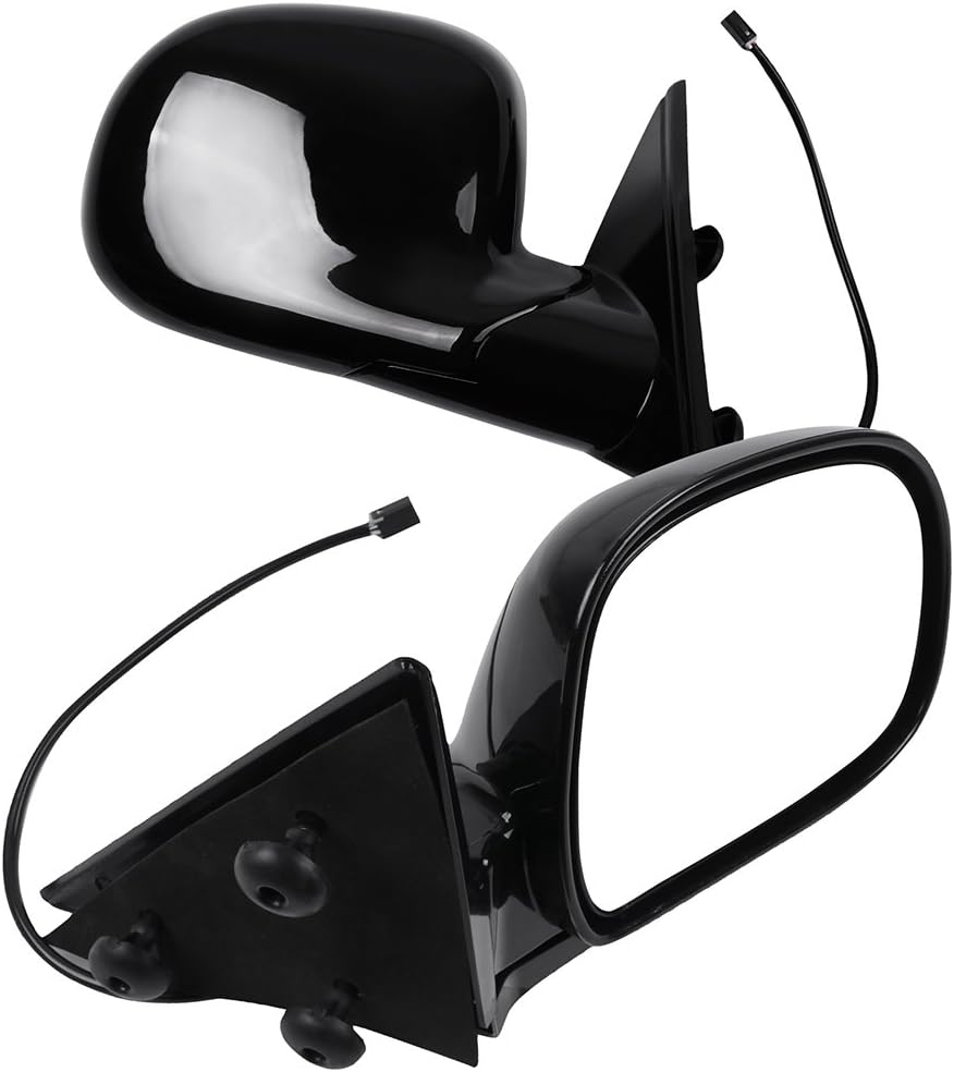 ECCPP Left and Right Side Mirrors Mirror Manual Fold Power Adjustment Fit For 1995-1997 For Chevy Blazer S10 For GMC Jimmy S-15 1994-1997 For Chevy S10 Pickup For GMC S-15 Sonoma