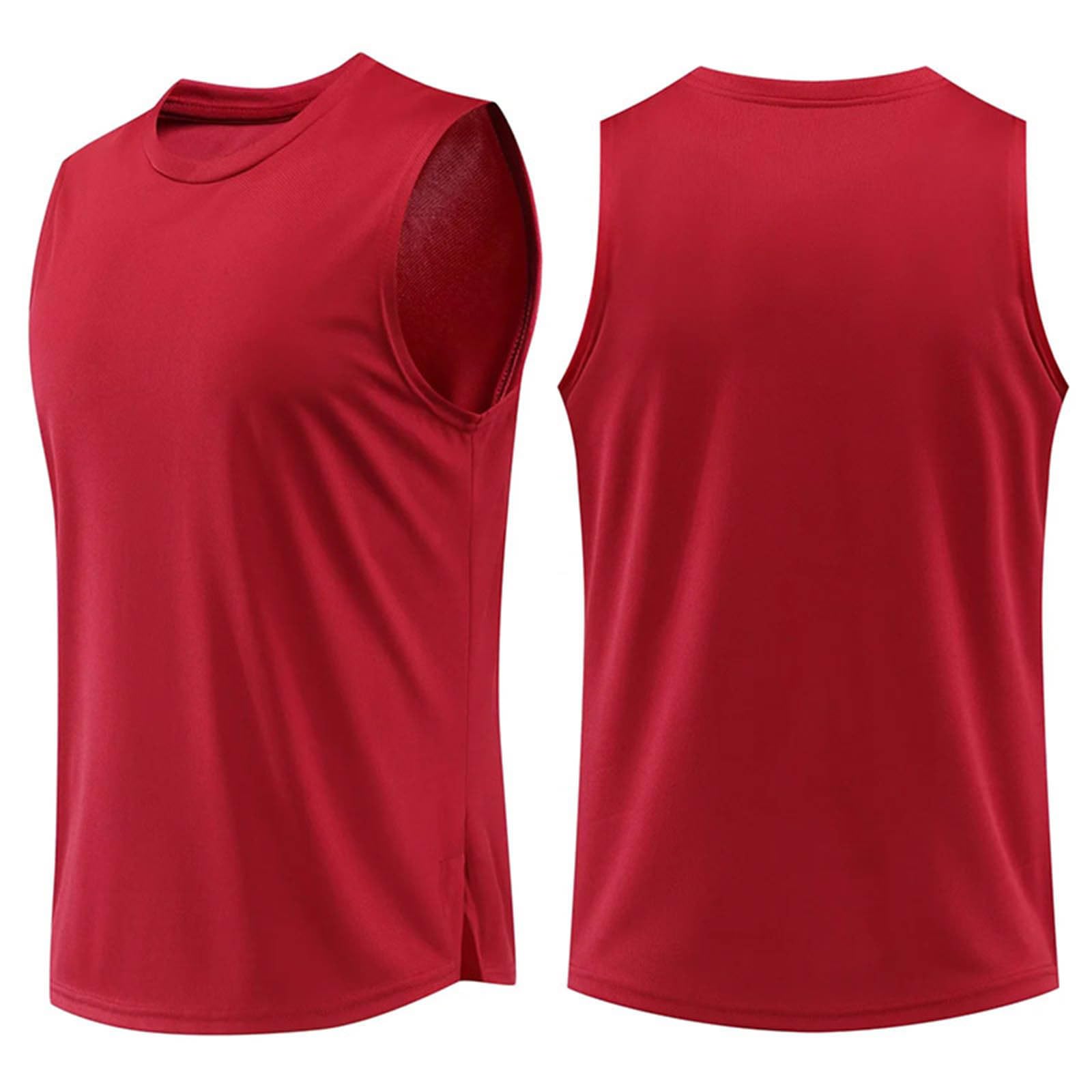 Men's Workout Tank Tops Sleeveless Muscle Shirts Compression Shirt Slimming Body Shaper Vest for Men Athletic Running Gym