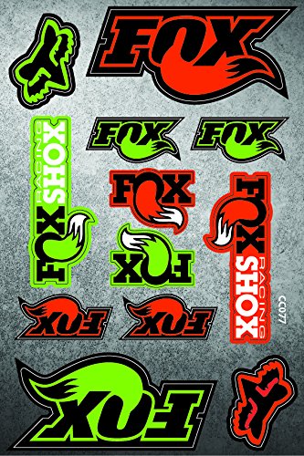 Fox Racing Shox Vinyl Sticker Decal - For MTB, Bicycle Forks, Suspension & Helmets