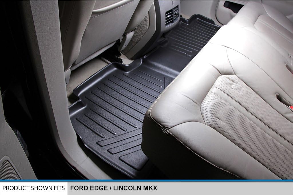 SMARTLINER Custom Fit Floor Mats 2 Row Liner Set for 2011-2014 Ford Edge - Image 4