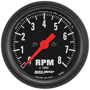 Auto Meter 2698 Z-Series In-Dash Electric Tachometer