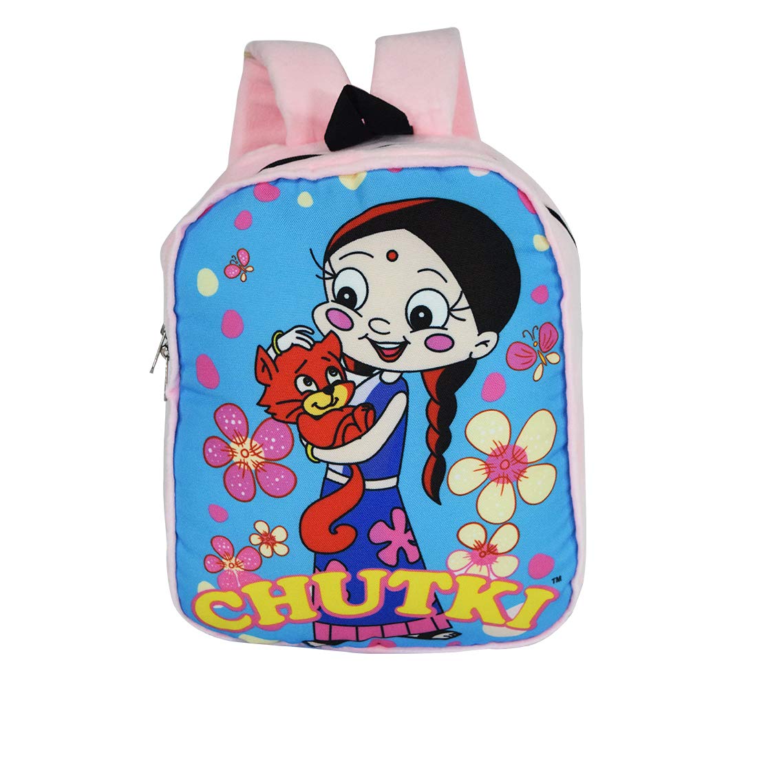 Chhota Bheem Chutki Plush Bag -13inch Light Pink Stylish Soft Bag - Image 2 thumbnail