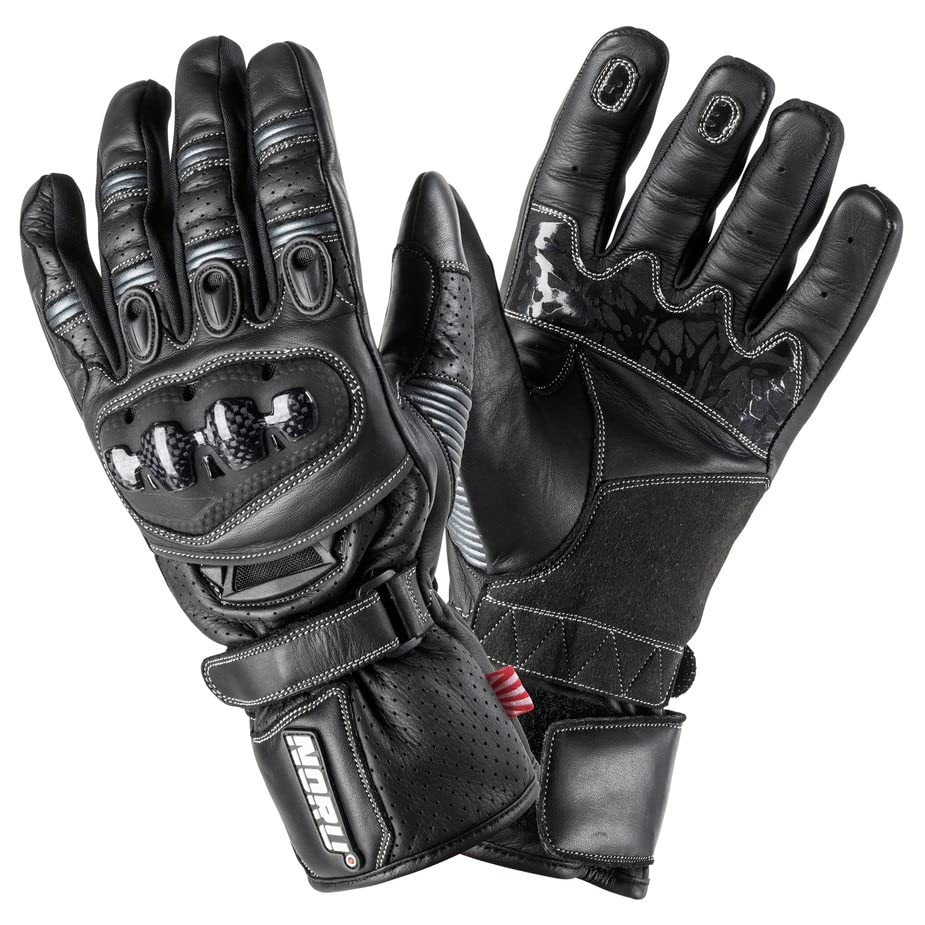 Noru Sokudo Leather Racer-Style Gauntlet Glove