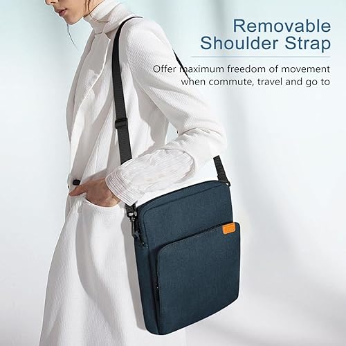 Miniatura 6 de TiMOVO Funda para tablet de 12.9 pulgadas con asa y correa para el hombro para iPad Pro 12.9 M2 202220212020, Surface Laptop Go de 12.4 pulgadas,