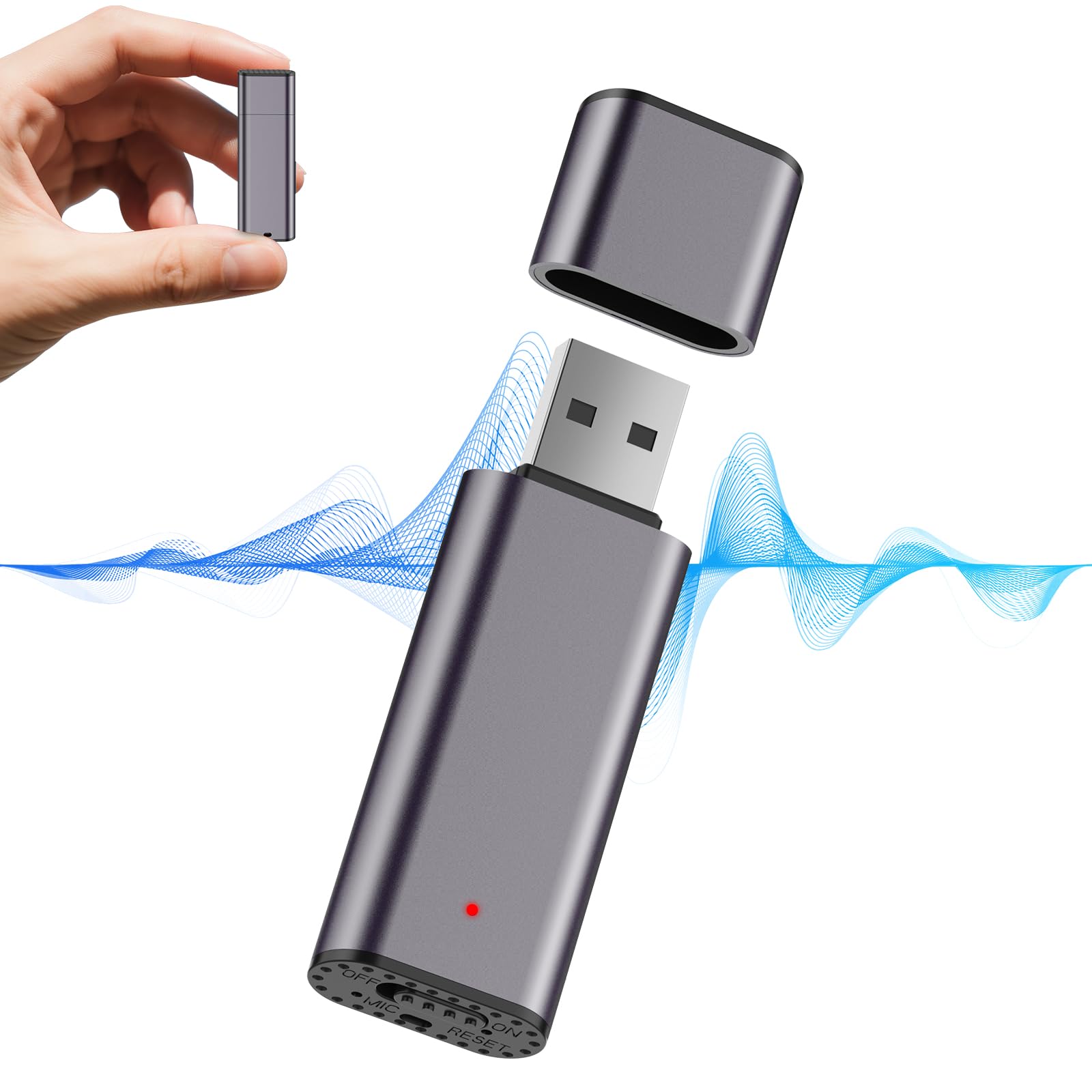 PLAUD NOTE AI Voice Recorder (Black Magnetic Case Included) - 101 Multimedia - View #2