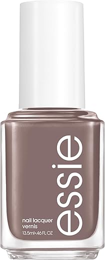 essie Salon-Quality Nail Polish, Vegan, Gray, Chinchilly, 0.46 fl oz