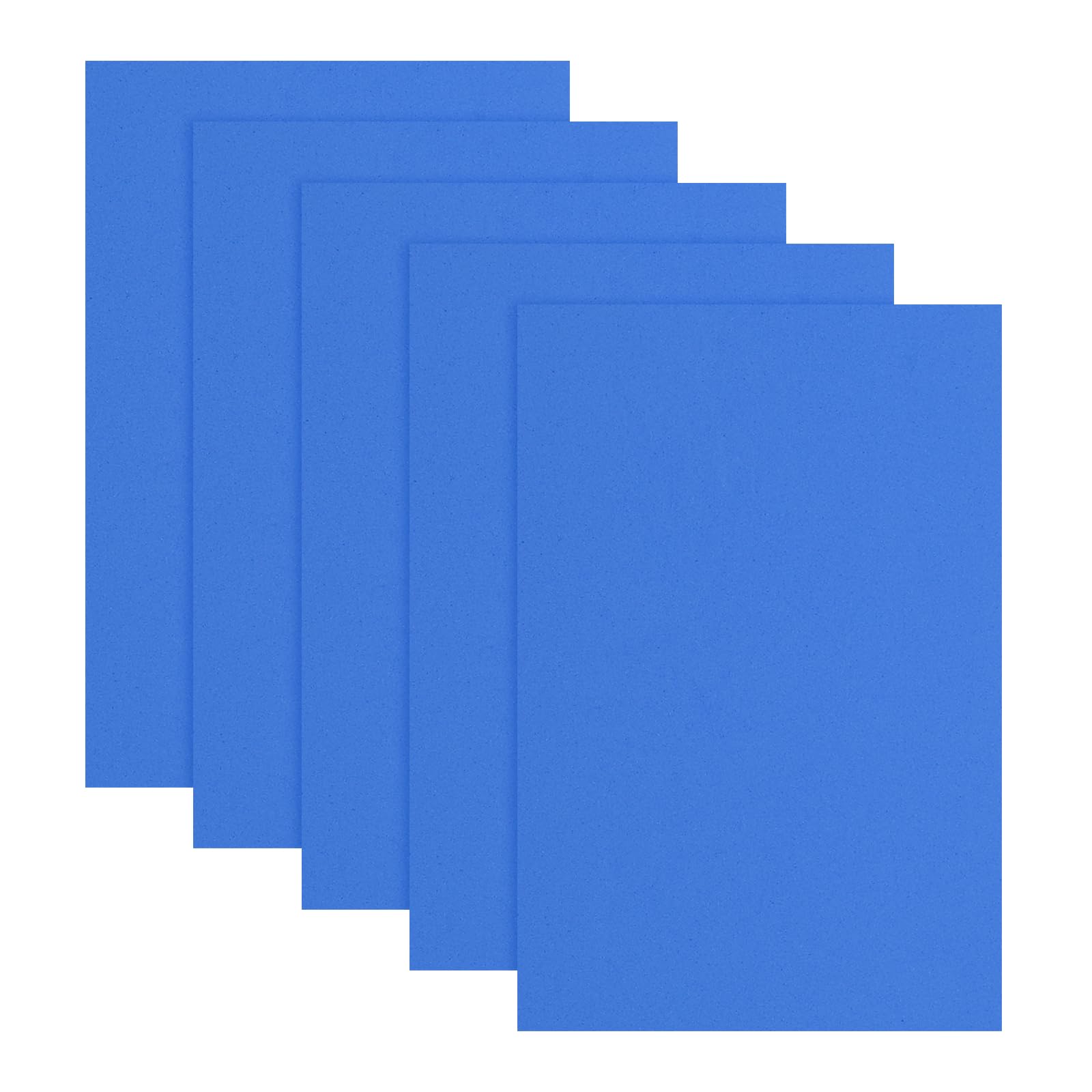 sourcing map 5 Pcs Dark Blue EVA A4 Foam Sheets Crafts, 12 x 8 Inch Foam Paper for DIY Crafts Project Classroom Scrapbook Art Cards Home Office Decoration (2mm Thick) — image 1