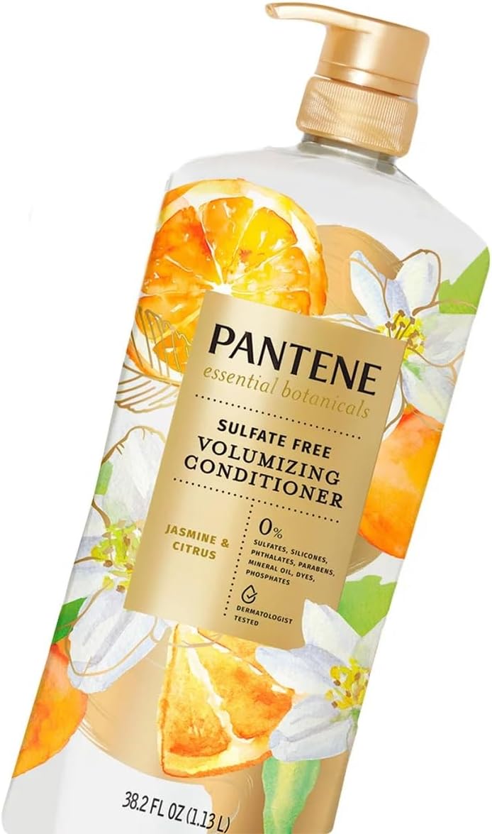 Pantene Essential Botanicals Volumizing Conditioner, 38.2 fl oz (Jasmine & Citrus)