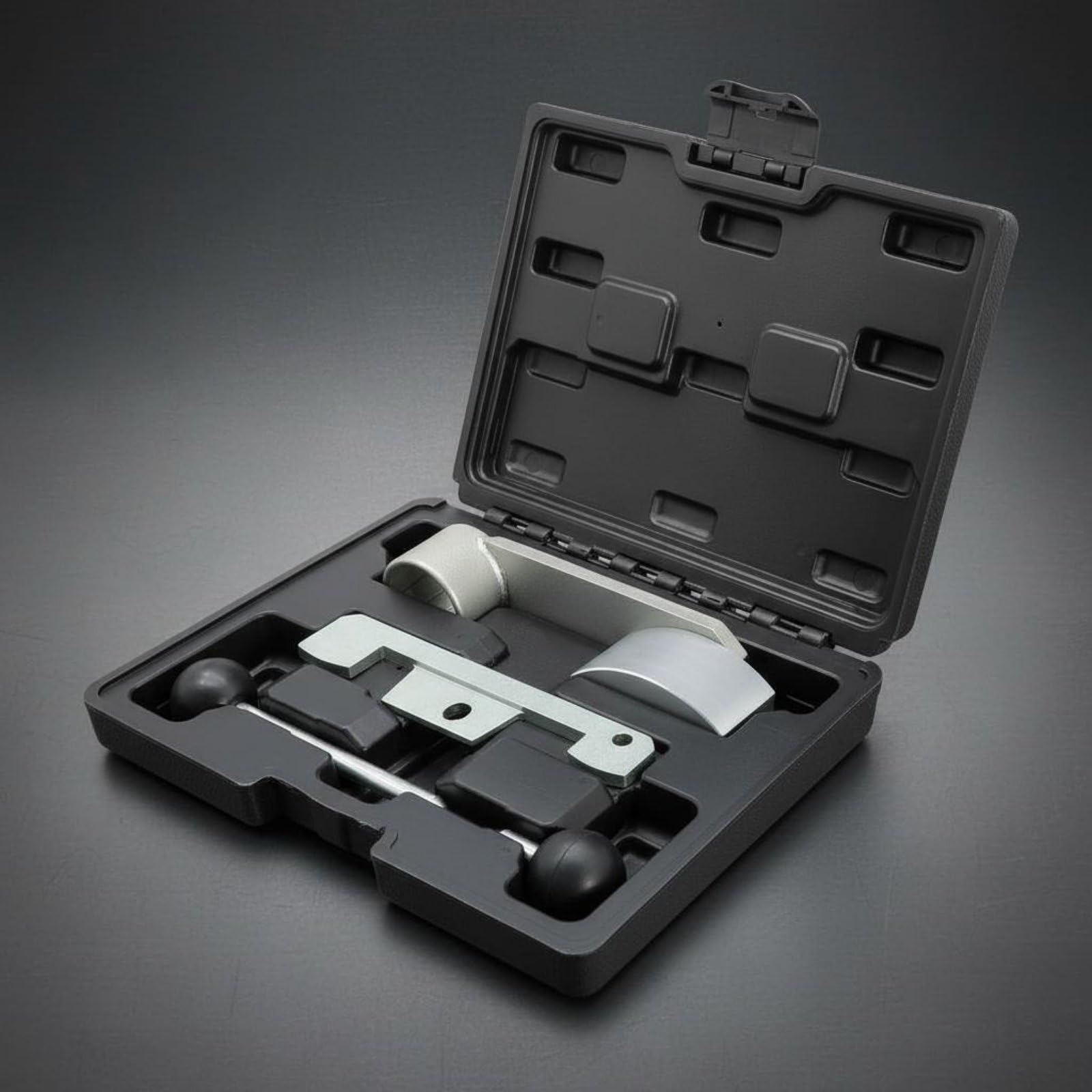 harayaa Dispositivo per Temporizzazione Motore Kit Allineamento Blocco ttrezzo Regolazione Fasi Acciaio Carbonio Resistente Adatto per Officina Meccanici Fai da Te Manutenzione Motori M96