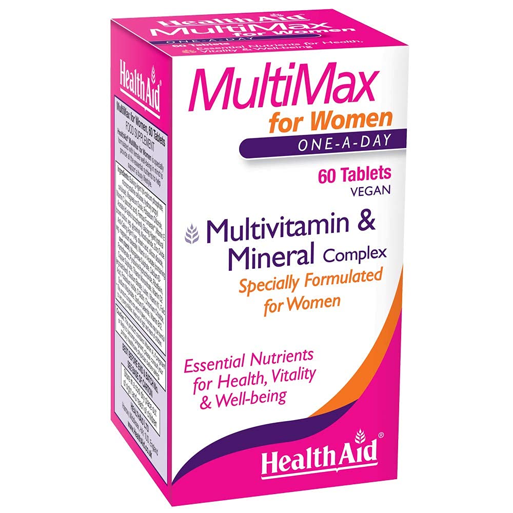 HealthAid Multi Max Vegetarian Tablets for Women - Pack of 60