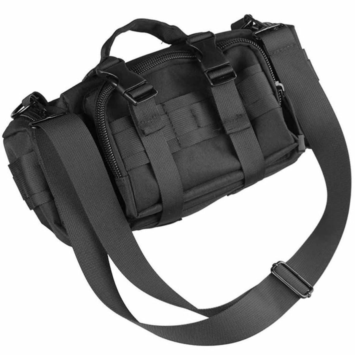 Luxshiny Bolsa de Almacenamiento en Nylon Negro Accesorio Estable y Multifuncional Adecuado para Organizar Accesorios Camper para Puerta Trasera de Coche en Furgonetas