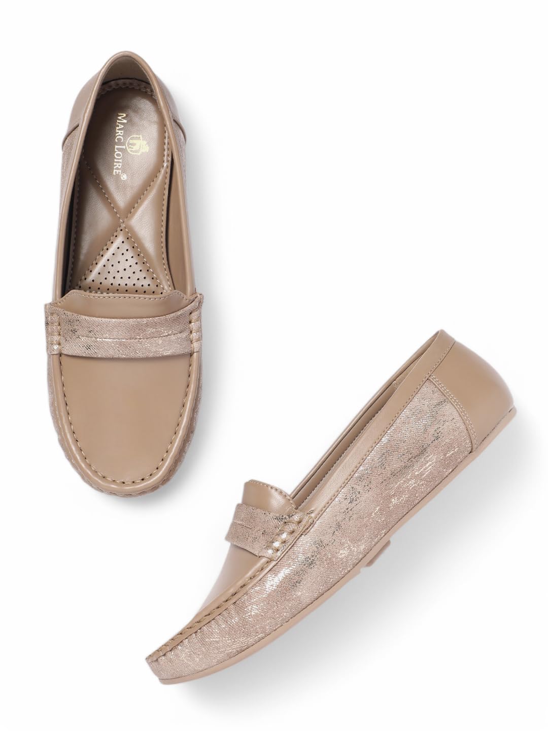 marc loire Women Comfortable Embellished Loafers for Casual Wear-picture-35