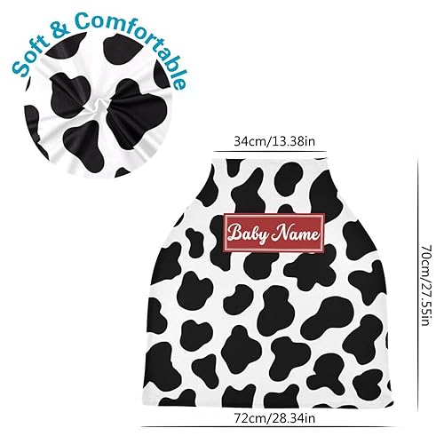 Miniatura 3 de Funda de asiento de coche personalizada para bebé, funda de lactancia con nombre personalizado, funda de lactancia para bebé niña