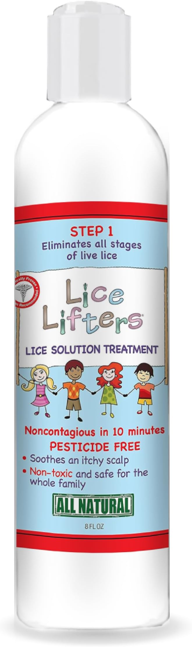 - Lice Lifters Solution for Lice Care, Oil-Based Formula, Gentle on Scalp & Hair, Family Safe, 8 oz