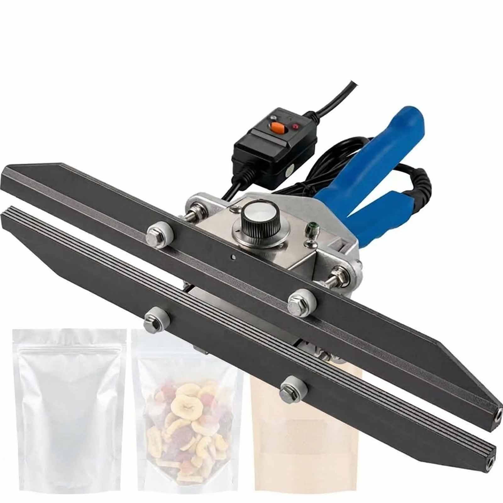 MObyat Hand Held Crimp Heat Sealer, Composite Mylar Bags Aluminum Foil Heat Sealing Machine With Dual-zone Constant Temperature, For Aluminum Foil Bags And Kraft Paper Bags(200-600mm 400mm