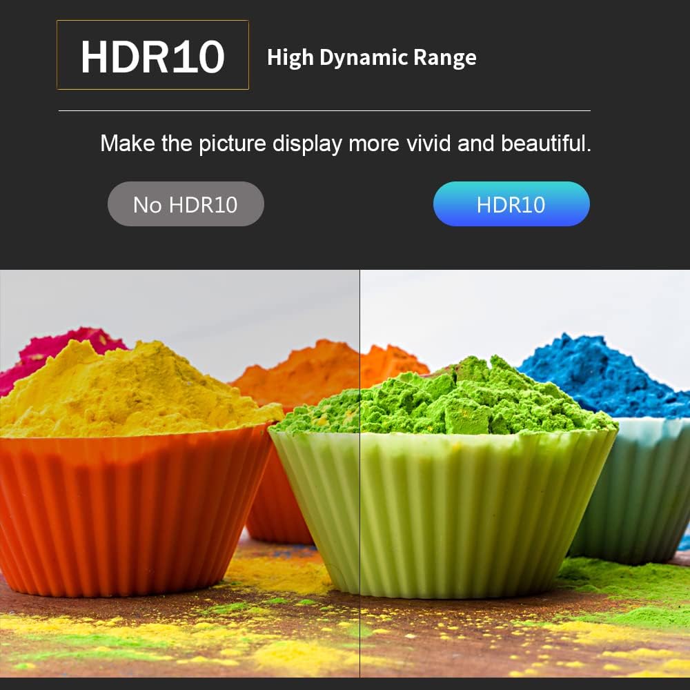 HDR10 High Dynamic Range comparison