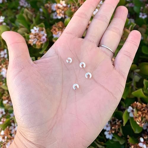 Miniatura 8 de 100pcs Adabele Tarnish Resistant 5mm (0.2 Inch) Loose Crimp Bead Knot Cover 14k Gold Plated Brass for Jewelry Craft Making BF8-5