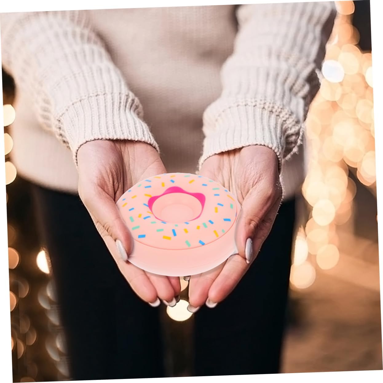 FOYTOKI 2 Sets Rechargeable Hand Warmers Portable with Temperature Levels Ergonomic Design for School Office - Image 8