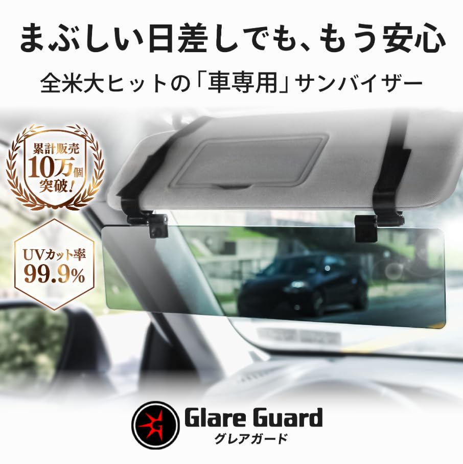 Amazon | 【 全米大ヒット UVカット 99.9% 】Glare Guard グレアガード 