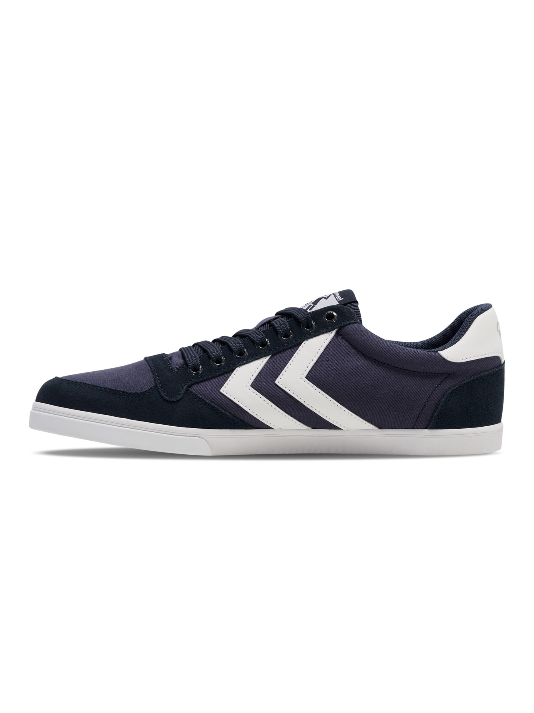 hummel Unisex Slimmer Stadil Low Sneaker, Blue, Size 43