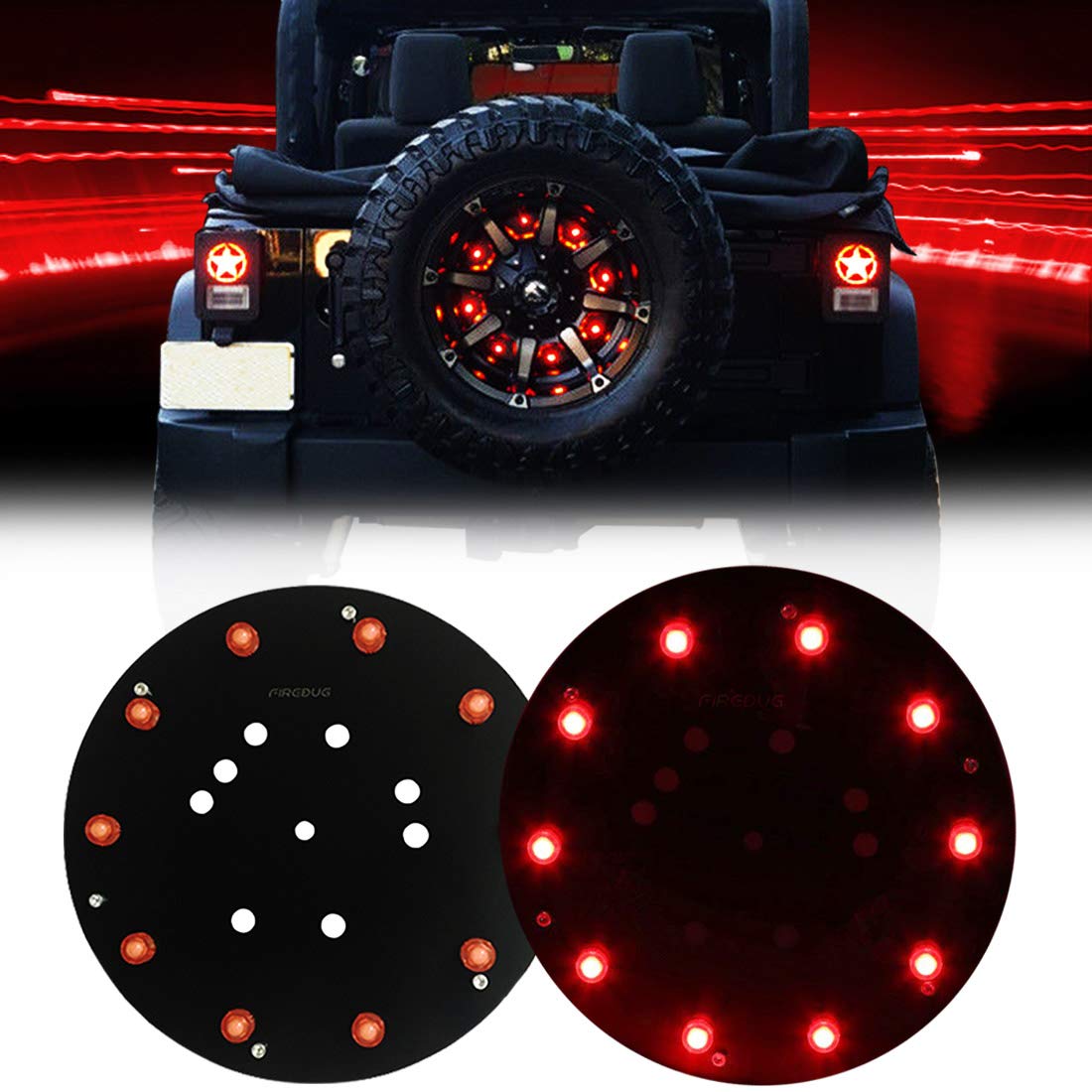 Buy Firebug JK 3rd Brake Light LED, JK Spare Tire Brake Light, JK LED