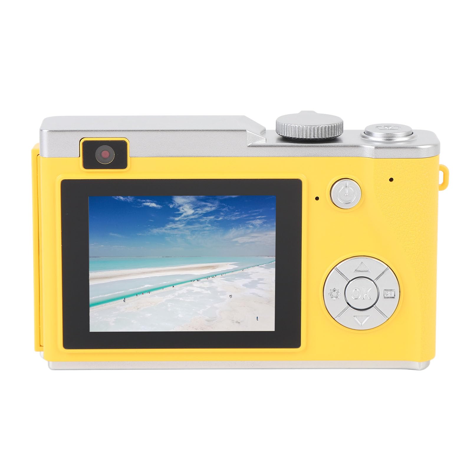 Amazon.co.jp: デジタルカメラ、2.4インチIPSカラースクリーン充電式4K