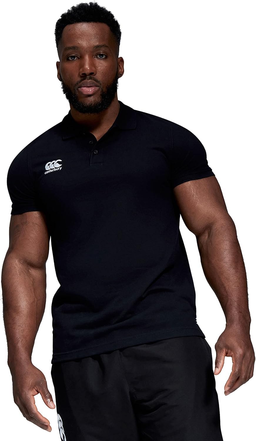 Canterbury Homme Polo en Coton Waimac | Chemise de Rugby | Décontracté Chemise Polo