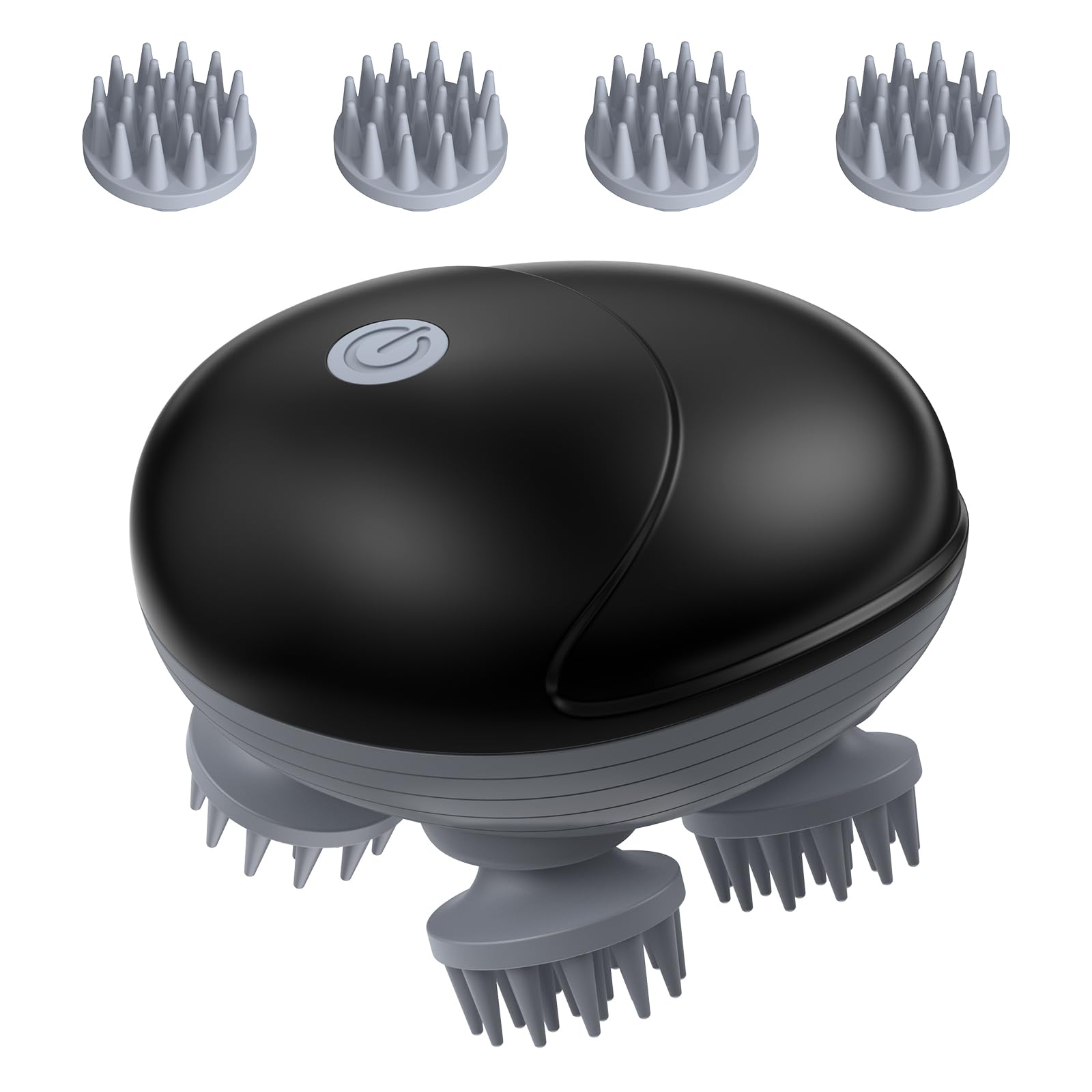 Tilcare Handheld Pet Massager For Dogs & Cats - Electric Muscle Massage Tool With 4 Rotating Heads, 2 Intensity Levels