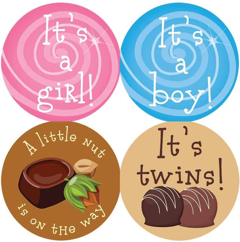 40 Weekly Pregnancy Stickers Junk Food 3.94inch