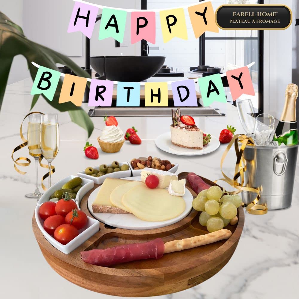 Plateau Fromage Plateau A Fromage & Charcuterie En Bois D'Acacia- Planche Plateau En Bois D'acacia