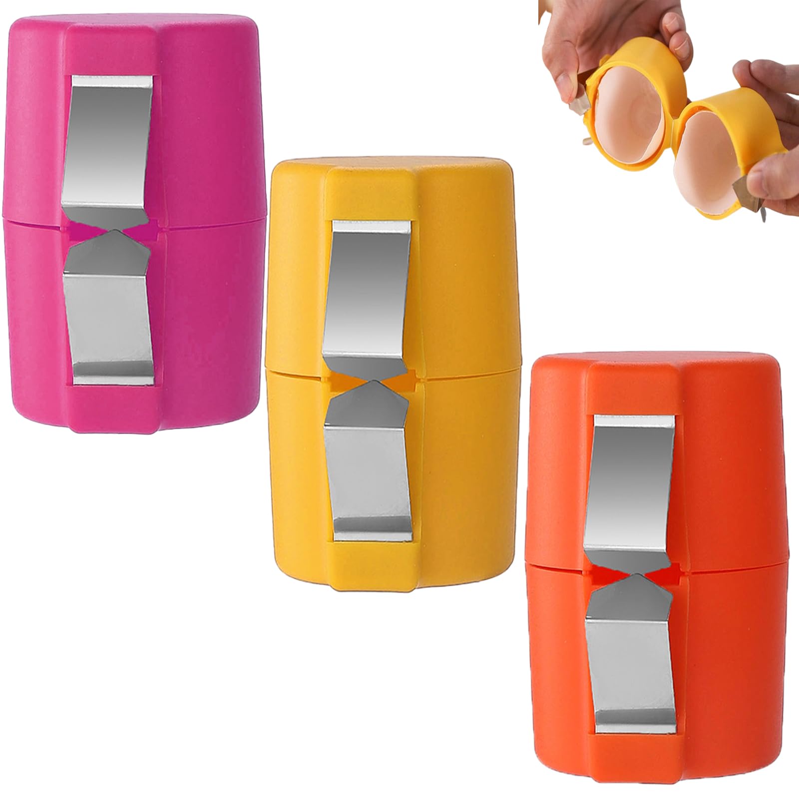 Egg Shell Opener Tool - Mess-Free Egg Cracker And Separator For Hard Boiled & Raw Eggs
