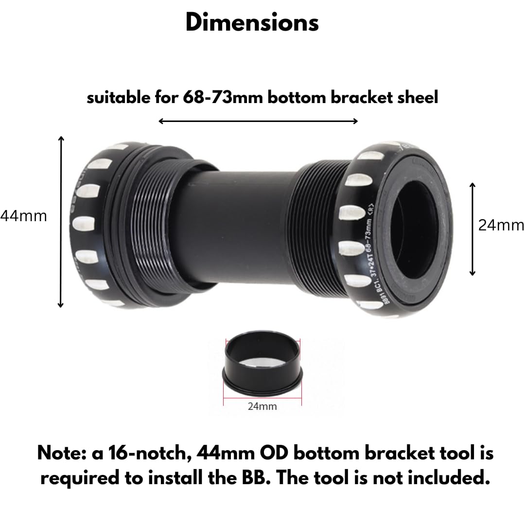 Amazon | COONIUM BSA ねじ込み式 68-73mm セラミックベアリング