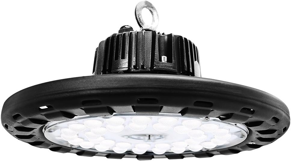 Anten 100 Watt LED High Bay UFO Lights 13000 Lumen,Ultra Efficient 130 LM/W,6500K,IP65 Waterproof Dustproof,Warehouse LED Lights- LED High Bay Lighting - High Bay LED Lights
