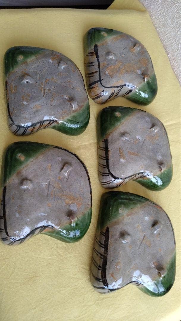 ひろ窯 藤井敬之作 志野染付鉢3個セット