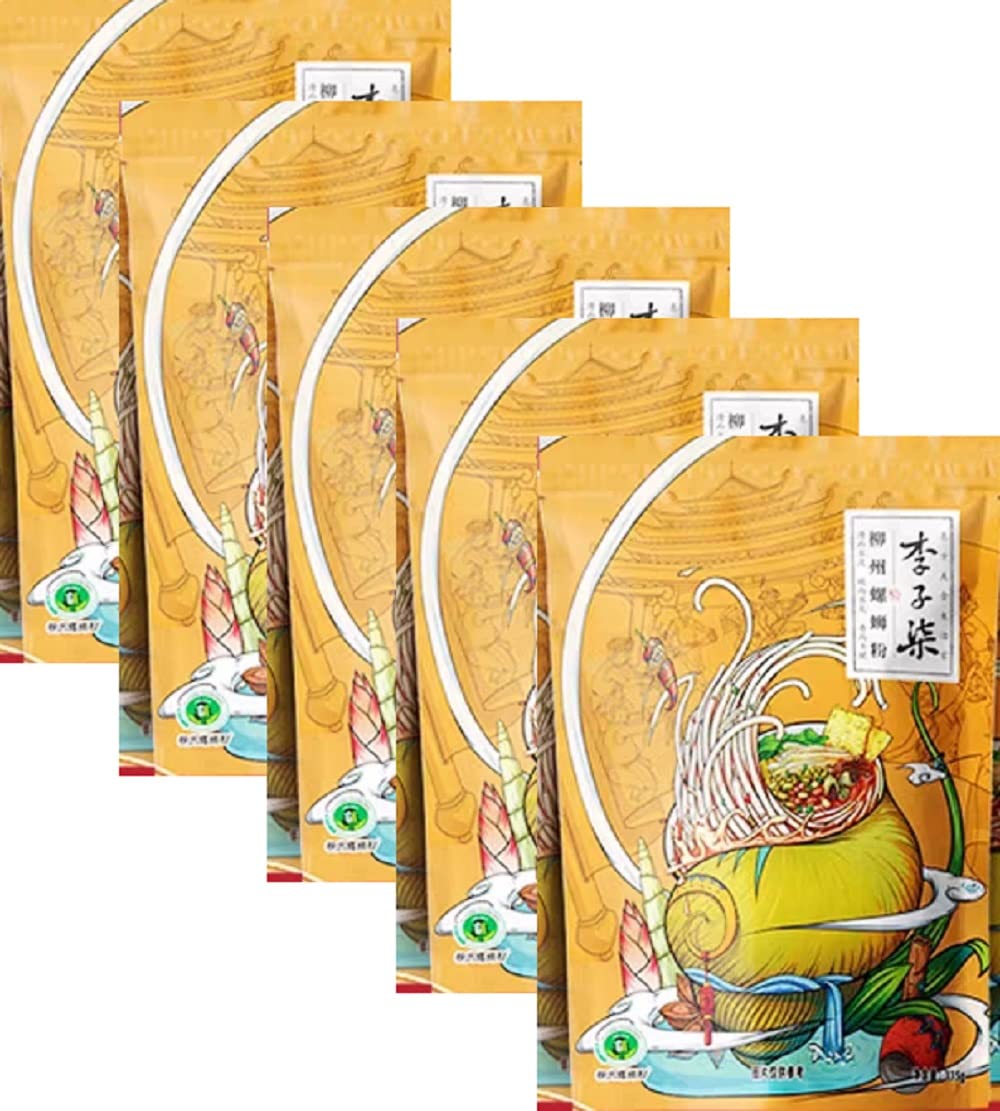 Amazon.co.jp: 螺蛳粉 ルオスーフエン 各種 5袋セット (李子柒螺蛳粉