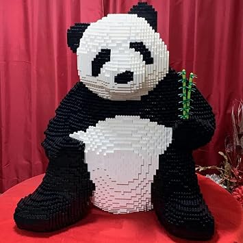 ZITIANYOUBUILD Cute Panda Sculpture Building Toys Set for Collection 5749 Pieces MOC for Age 18+, ZITIANYOU-66750