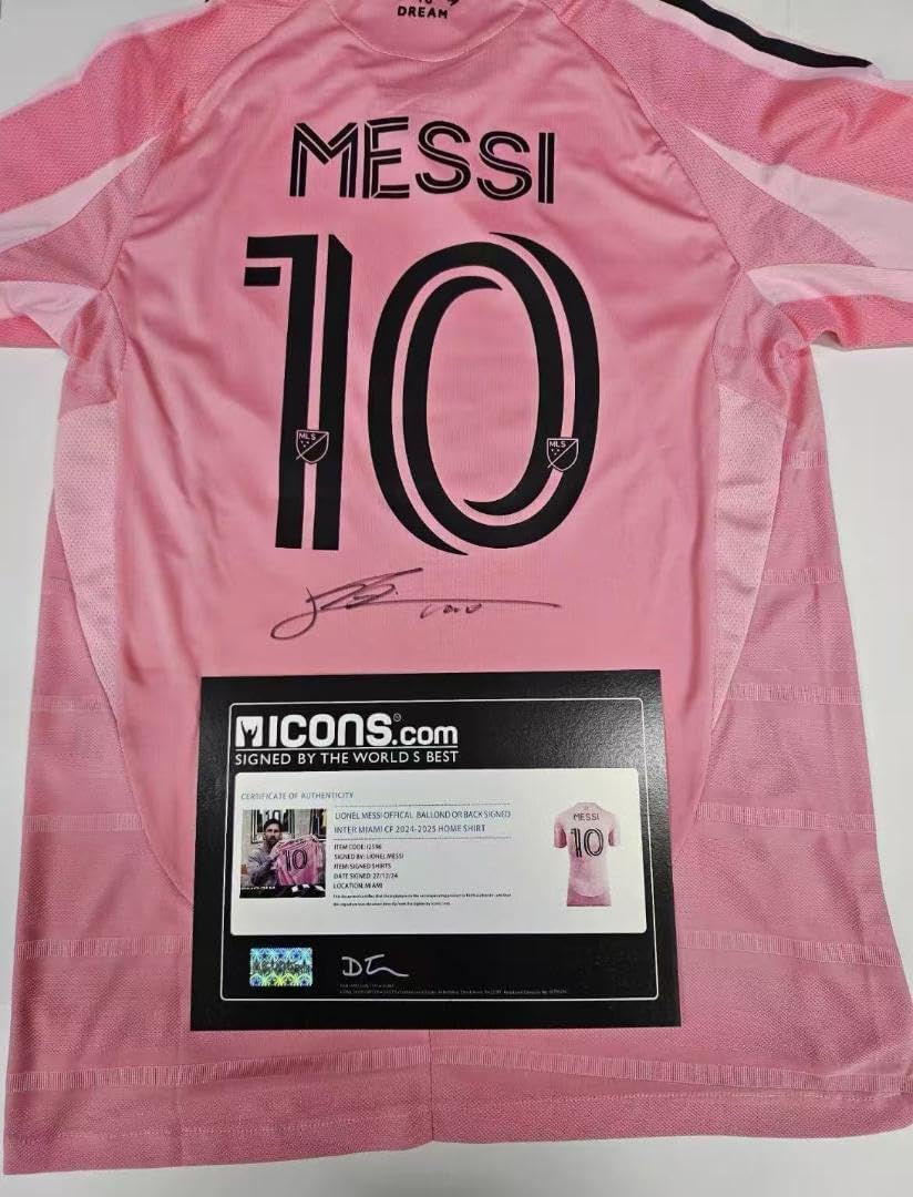 メッシ 直筆サインユニフォーム アルゼンチン icons社証明書 UAR39 メッシ 直筆サインユニフォーム アルゼンチン icons社証明書 UAR39