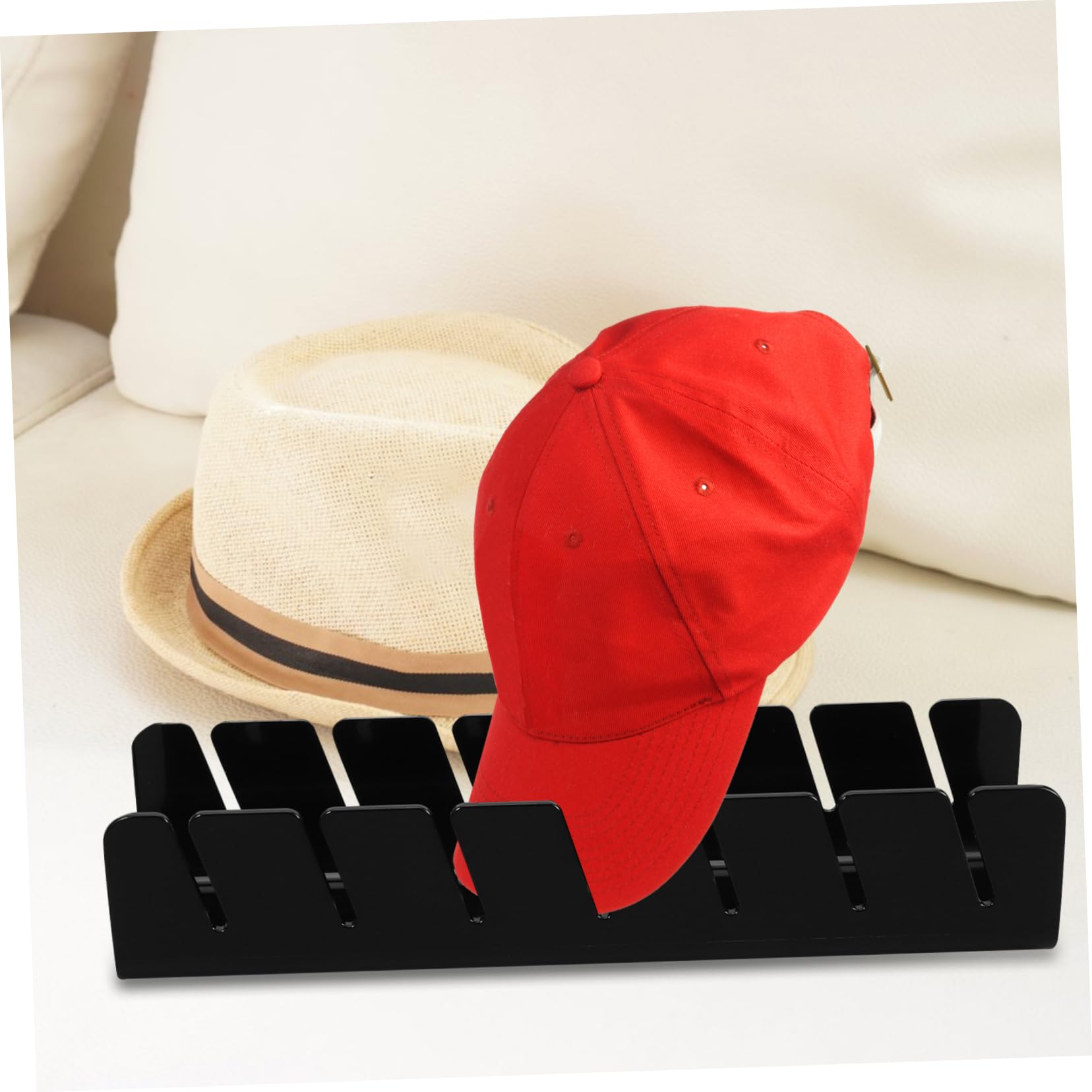 Gatuida 6piezas Organizador De Sombreros Soporte Para Gorras De Béisbol Estante De Almacenamiento Compacto y Portátil Diseño Versátil Para Mantener El Closet Organizado