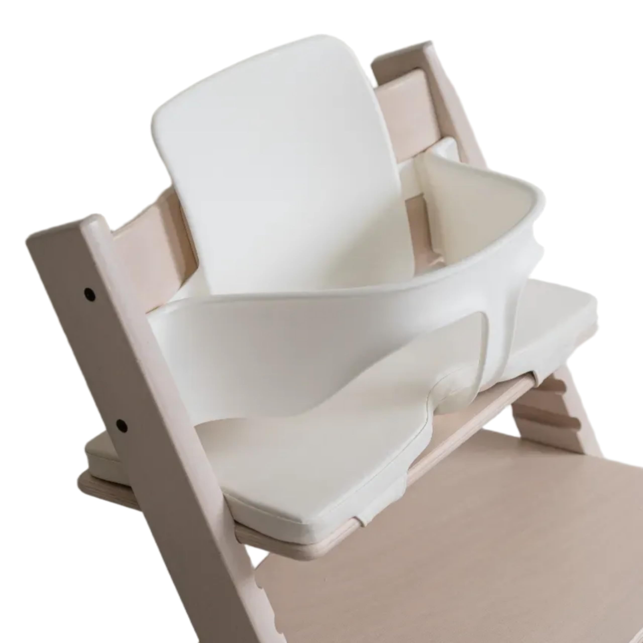 COZYKIDS Tripp Trapp Compatible Baby Cushion | Waterproof High Chair Cushion | Soft Foam Padding (Cream Ivory, Baby)
