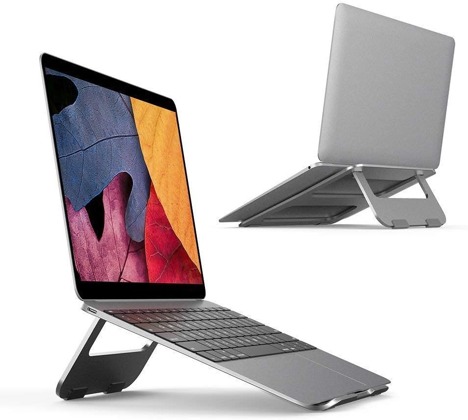 URBAN KINGSUrban Kings Laptop Stand for Desk, Laptop Riser for Laptops MacBook Pro and Air 13" 14" 15.6" 17 inch, Desktop Ergonomic Foldable Portable Air Vantilated Computer & Notebook Stand
