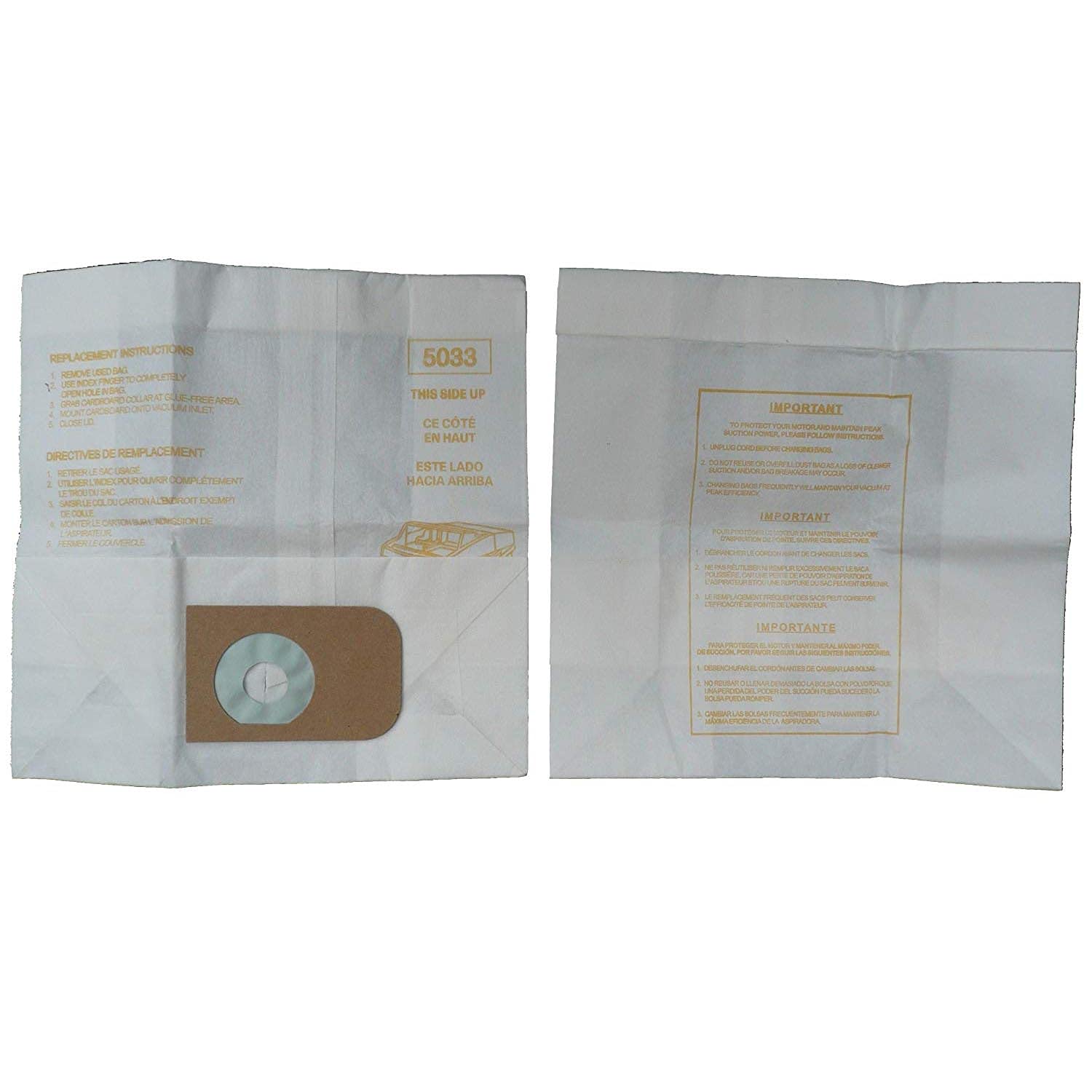 EnviroCare Replacement Vacuum Bag For 5023 / 129SW / Style E (6 Pack)